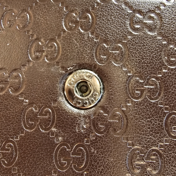 Gucci EUC Guccissima collapsible sunglass case w/original cleaning cloth. - Picture 6 of 11